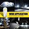 T10 LED W5W Canbus Glass COB 6000k Купольная лампа для чтения Маркерная лампа для номерного знака 168 194 192 DC 12 В Белый Красный