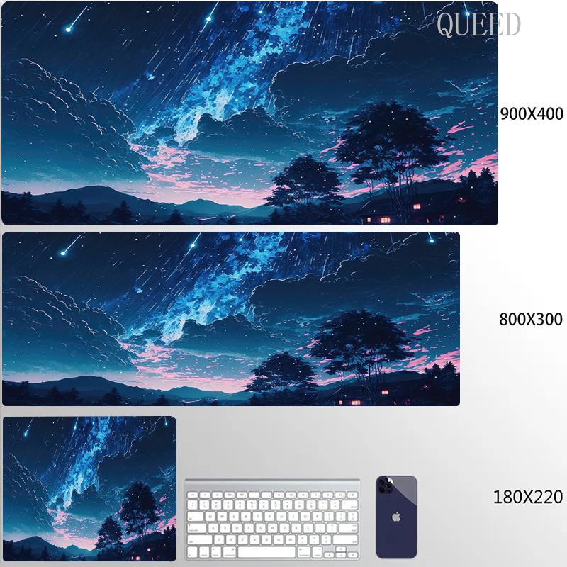 900x400 Коврик для мыши Горный пейзаж Коврик для мыши Большой Мечта Масупад Компьютерные Клавиатурные Коврики ПК Шкаф Настольный Коврик Большой Стол Ковер
