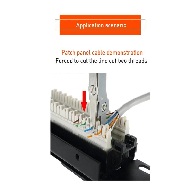 1 шт. Инструмент для заделки KRONE с сенсором для сети Ethernet LAN Cat5 RJ45 Телекоммуникационный телефонный провод RJ11 Кабель Сетевой инструмент Высокое качество