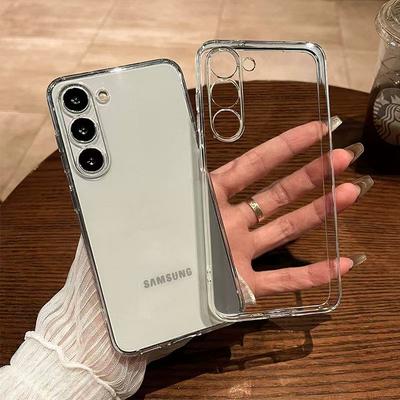 Высокопрозрачный силиконовый чехол для телефона Samsung Galaxy A16 A26 A36 A56 A06 A07 A17 Ультратонкий прозрачный чехол-обложка