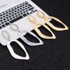 Simple Design Irregular Geometric Earrings For Women Trendy Metal Drop Earrings Pendientes Fashion Jewelry
