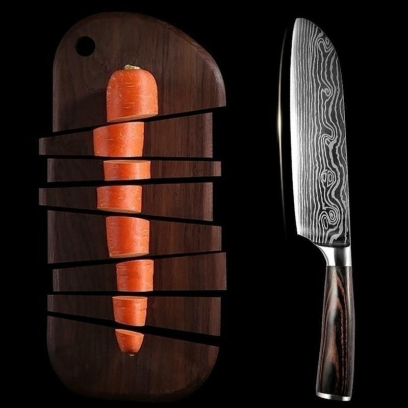 5 шт./компл. набор ножей шеф-повара из нержавеющей стали, набор кухонных ножей, нож для мясника, ножи для овощей, фруктов