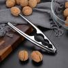 Щелкунчик легко раскалывает гайки Эргономичная ручка Нержавеющая защелка с пряжкой Нескользящая нержавеющая сталь Инструмент для взлома орехов