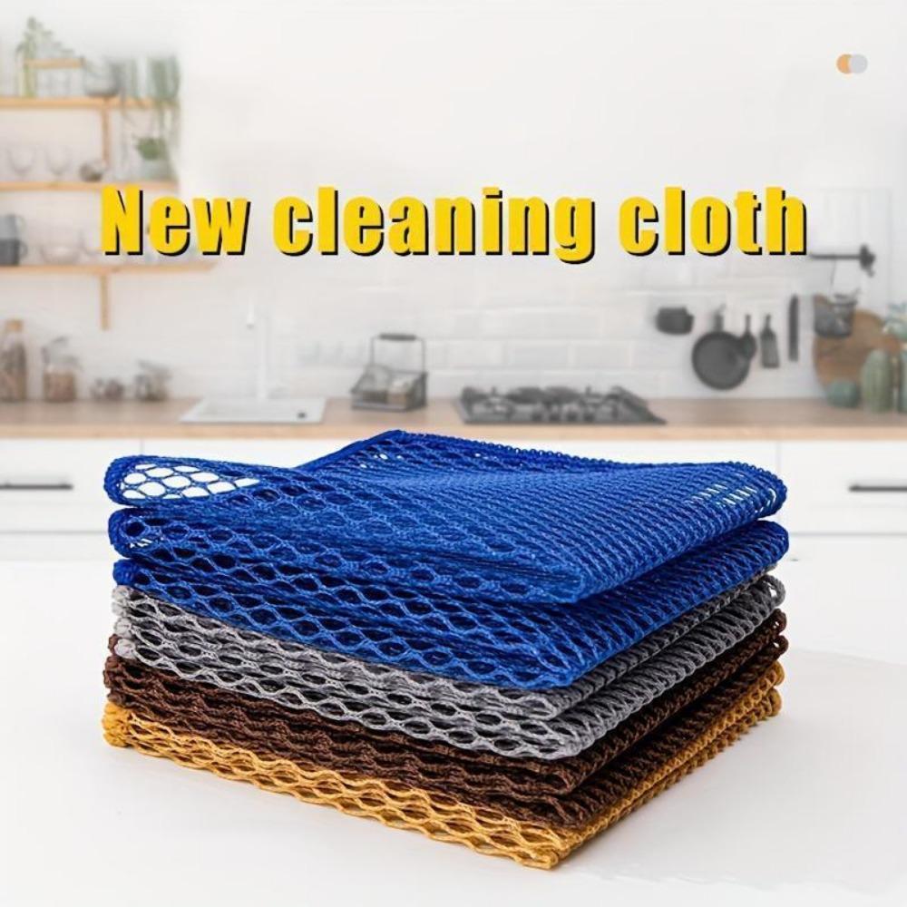 Сетчатая тряпка для мытья посуды для удаления масляных пятен может заменить стальные проволочные шарики для мытья кастрюль и тарелок. Многофункциональная сетчатая салфетка для мытья посуды