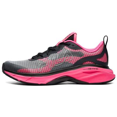 Легкая атлетика Удобная ткань Низкие кроссовки для бега Женские кроссовки Черный Розовый A12W112203FBS