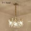 Светодиодная хрустальная люстра современный минималистский ретро новый светильник для гостиной спальня креативное искусство филиал освещение люстра