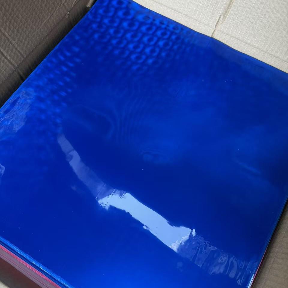 Royal Blue Reflective PVC Film: Eco-Friendly, Ultra-Bright, Waterproof Engineering Grade Warning Sheet.