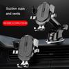 Car Phone Holder Suction Cup and Air Vent Dual-purpose Stand Auto Locking Universal Phone Holder with Hook Clip for Car Air Vent