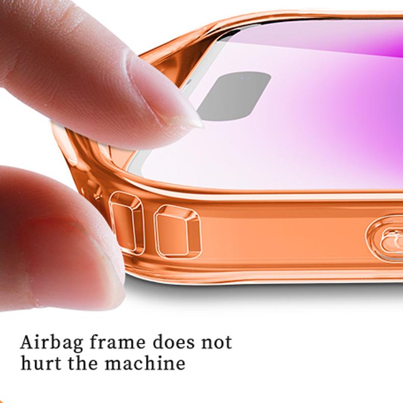 Новинка 2023 года для iPhone 12 13 14 15 Pro Max, прозрачный чехол с рассеиванием тепла и подушкой безопасности против падения для iPhone 15, чехол Funda