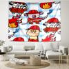 firefighters Print Tapestry, Backdrop, Easy Setup, Ideal for Bedroom, Office & Living Room, with Aesthetic Wall Hanging Decor.