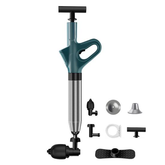 Плунжерный инструмент для удаления засоров сливных труб с барометром в реальном времени Эргономичная конструкция ручки Простой в использовании инструмент для удаления засоров сливных труб