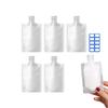 Mesanda Travel Liquid Packaging Pouches, Travel Bottles, Refillable Bottles, Small Divided Bottles, Leak-Proof, Reusable, Refillable Containers for Cr
