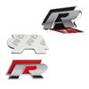 AABLA1 Car Front Grille Emblem Metal Sticker Trunk Decoration Badge For Volkswagen VW R Golf Passat Jetta Tiguan Polo Bora Beetle Rline