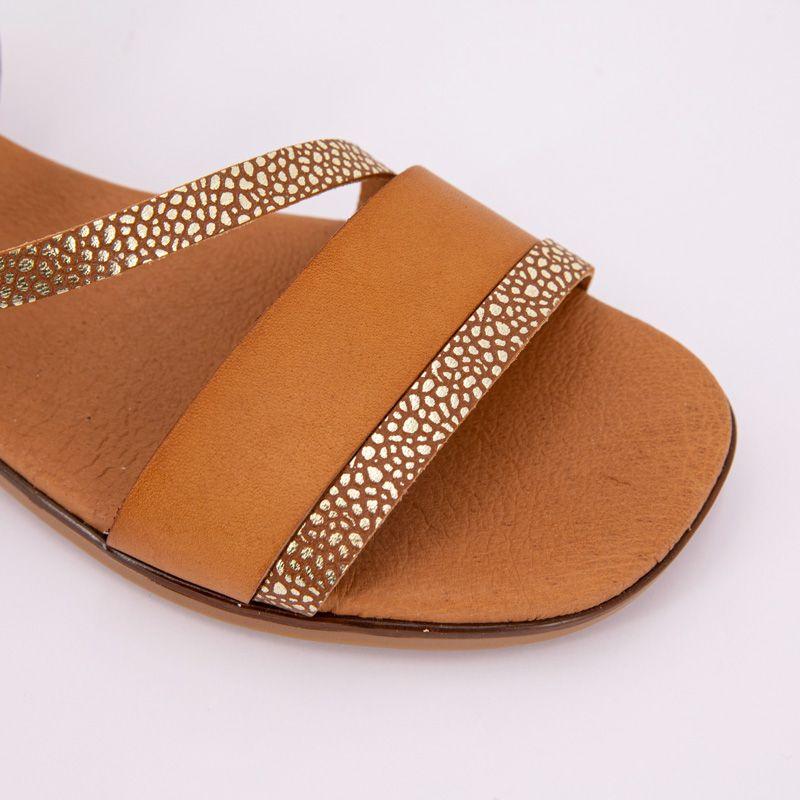 Женские сандалии Fuji Avellana с золотисто-коричневыми ремешками BIOSTOCK