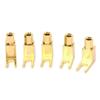 Y Type Speaker Cable Connector Spade Plug Connector Plug Banana to Spade Adapte U Spade Connector