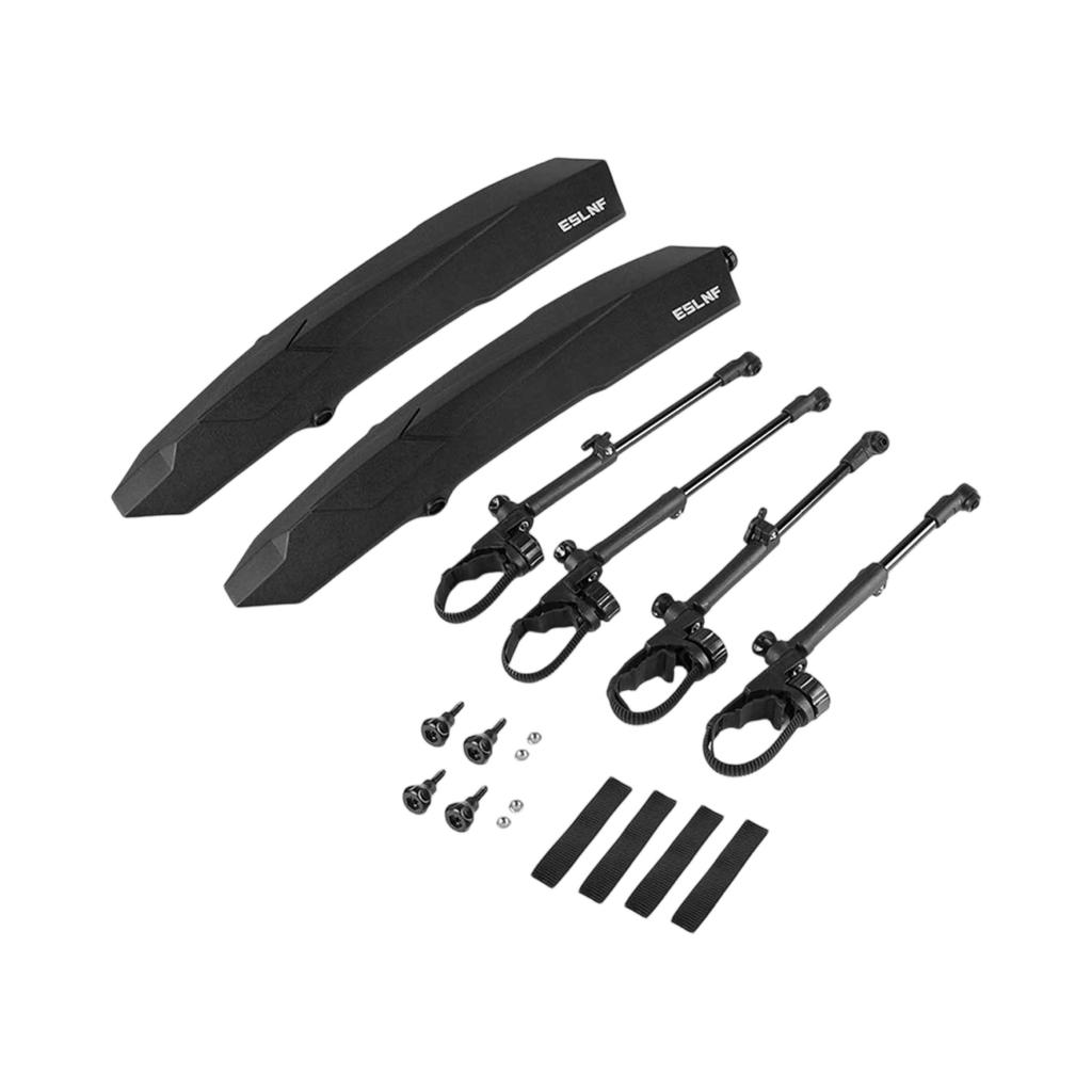 Mountain & Road Bike Mudguard – Adjustable Fenders with Built-In Taillights for Riding