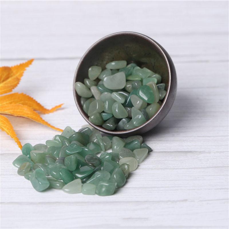 100g Natural Green Aventurine Tumble Stones Quartz Crystal Gemstone Bulk Decor