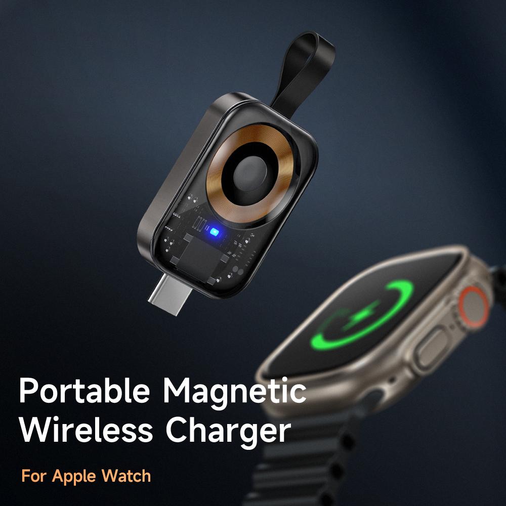 Mcdodo Apple Watch Magnetic Wireless Charge Charger For Iwatch Series 8 7 Se 6 5 4 3 Portable Magnet Induction Usbc Charging Pad