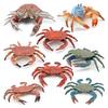 8Pcs Realistic Sea Animal Figures Simulation Static Crab Figurine Cognitive Educational Model