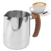 600ml Capacity Stainless Steel Frothing Cup Dripless Spout Milk Frothing Pitcher  Cappuccino Making