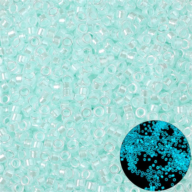 10 г/пакет 2,5 мм светящиеся в темноте стеклянные рисовые бусины DIY браслет ожерелье серьги ювелирные аксессуары