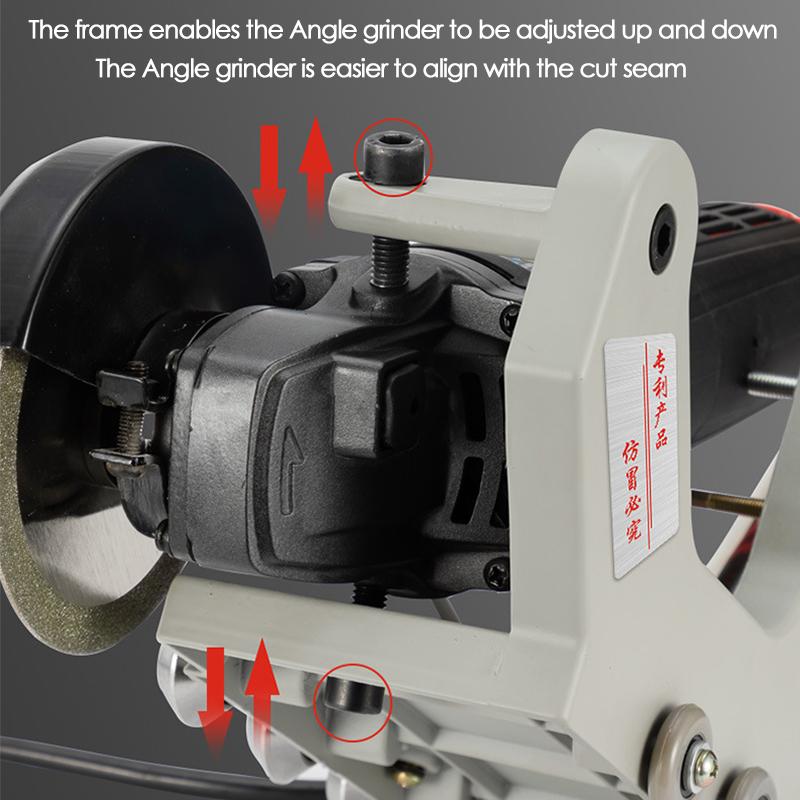 Ceramic Tile Seam Cleaning Machine Floor Tile Cleaning Bracket For 100 Type Angle Grinder Cutting And Polishing Cleaner