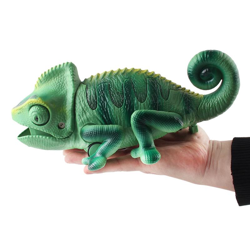Electric Infrared Remote Control Light Crawling Chameleon, Children'S New Strange Bug Catcher Tricky Chameleon Toy