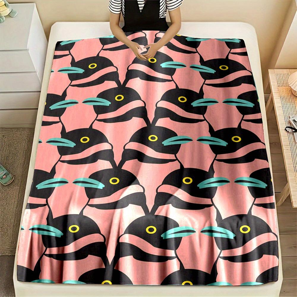 Soft and Fluffy Penguin Print Blanket: Perfect for All Seasons