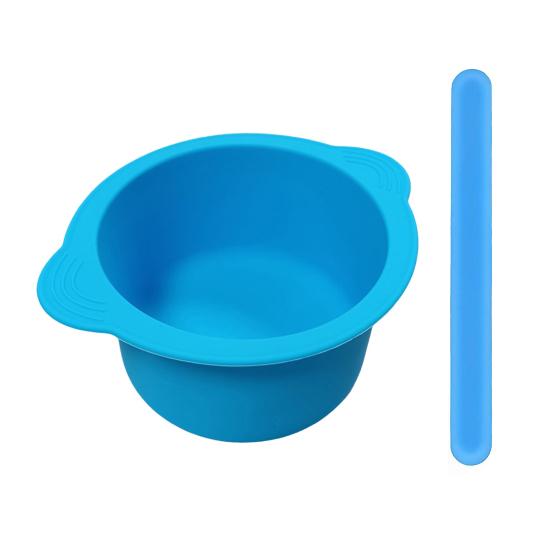 1 комплект, 400 мл, набор силиконовых чаш для воска, легко очищаемая антипригарная кастрюля для удаления волос с лопаточками, миска для маски