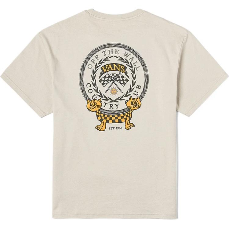 Vans T Shirts Unisex Oat Crew Neck Moderate Straight Fit VN000NJG2N1