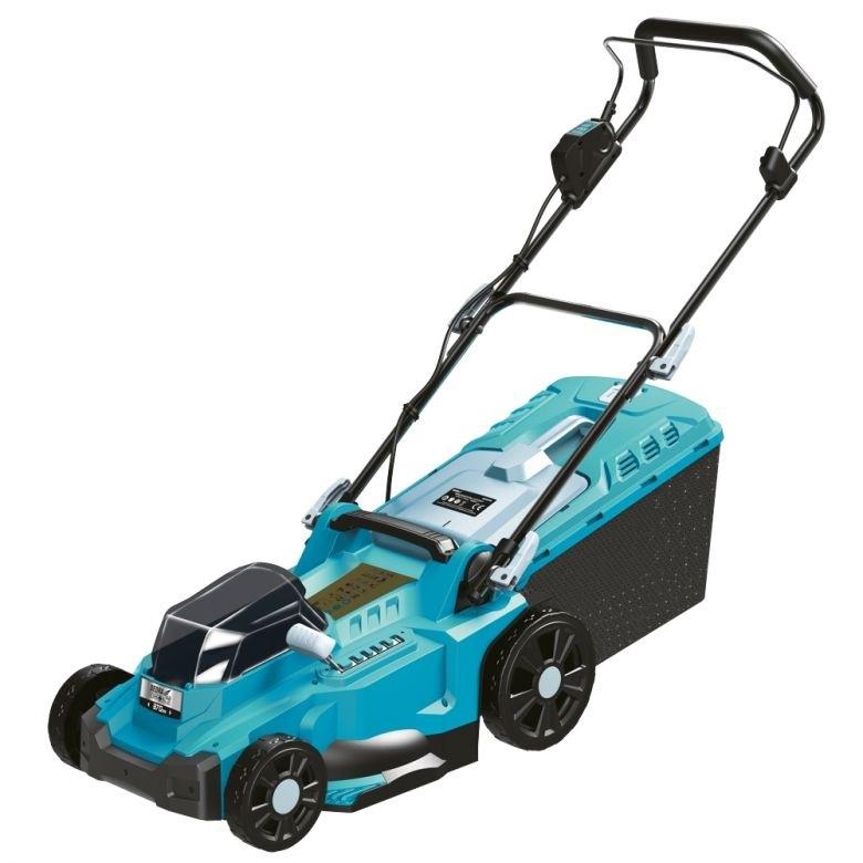 Battery Lawn Mower 37Cm 2*18V 0*Ah Sas+All - Ded7199