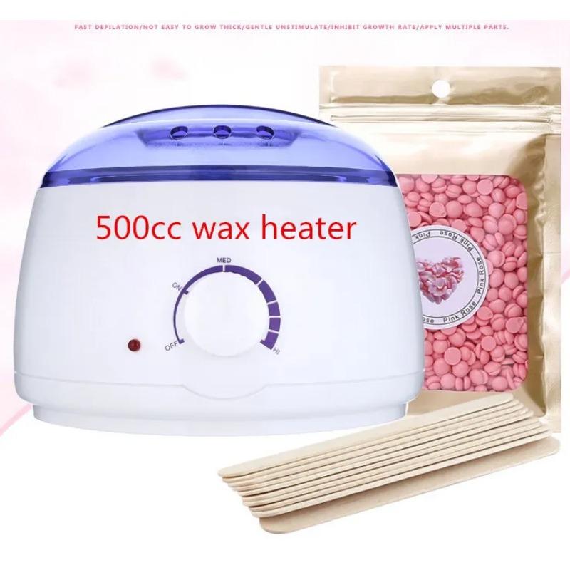Электрический воск для удаления волос-нагреватель восковых бобов, 10 шт., деревянные наклейки, наборы для удаления волос, набор для депиляции Cera, депилятор
