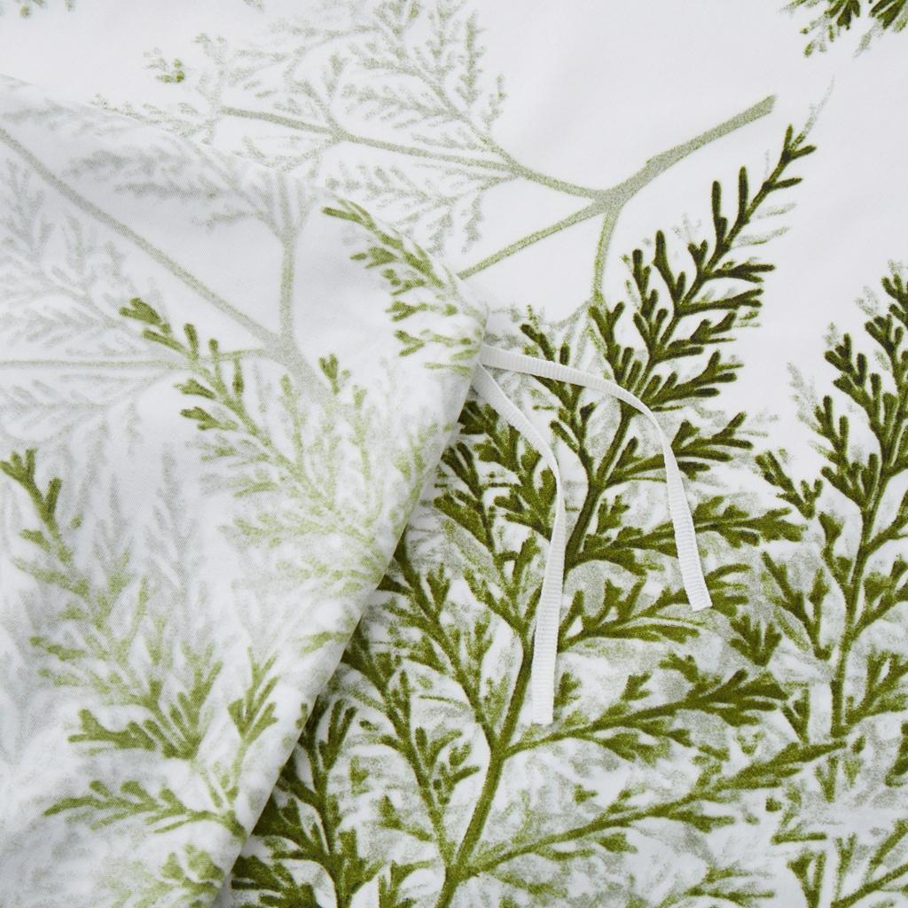 Sage Green Leaves Duvet Cover Full King, Farmhouse Botanical Bedding Set for Girls Teen Garden Plant Leaf Reversible Quilt Cover