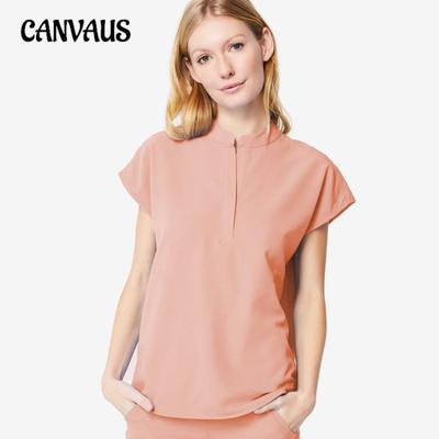 Костюм врача и медсестры большого размера без рукавов однотонный для женщин