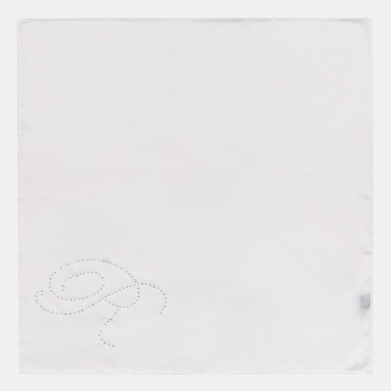 RECLOW R-CUBIC SILK SCARF IVORY Scarf