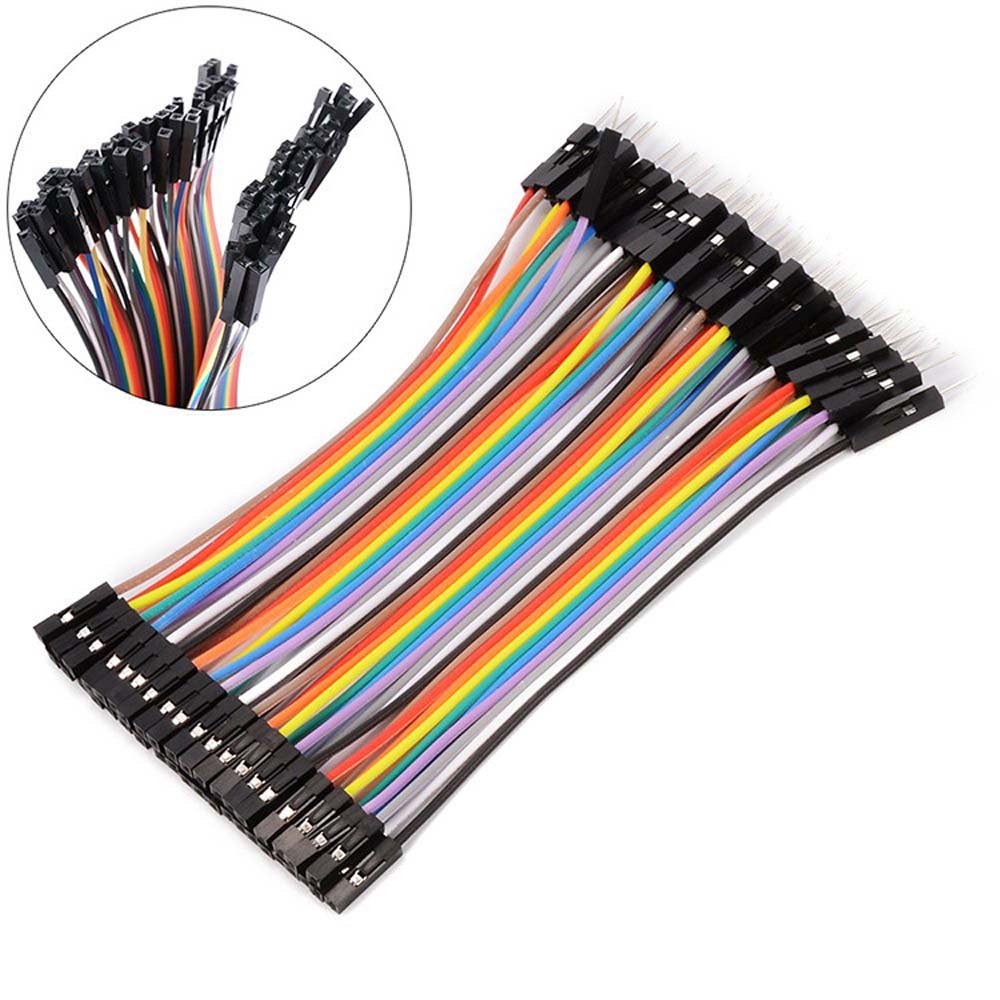 Male To Male Arduino 10cm DIY Breadboard 2.54mm Connector Dupont Cable Jumper Wire Electronic Kit