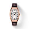 Мужские модные часы T128.509.36.032.00 с кожаным ремешком и серебристым циферблатом