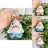 Plush Shark Hanging Doll Keychain Soft And Cute Stuffed Animal For Keyrings Or Bags