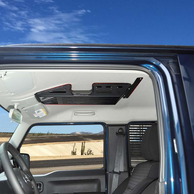 Верхний багажник на крышу, полка для хранения багажа для Suzuki Jimny 2019, 4-дверная версия, аксессуары для интерьера ( Алюминиевый сплав)