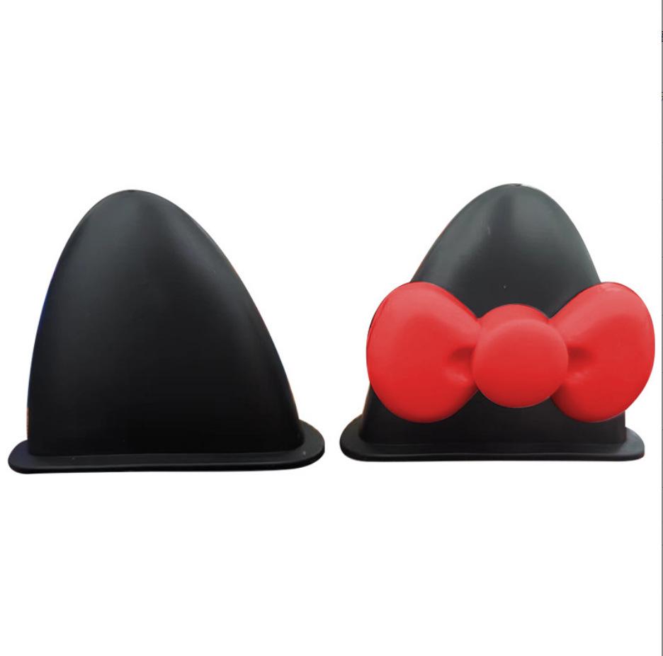 Универсальные ушки и бантик в виде котенка для детских шлемов