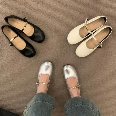 Мода Bailamos 2024 Новый Бренд Женские Балетки Мода Женские Повседневные Платье Мэри Джейн Туфли Мягкие Балетки Mujer
