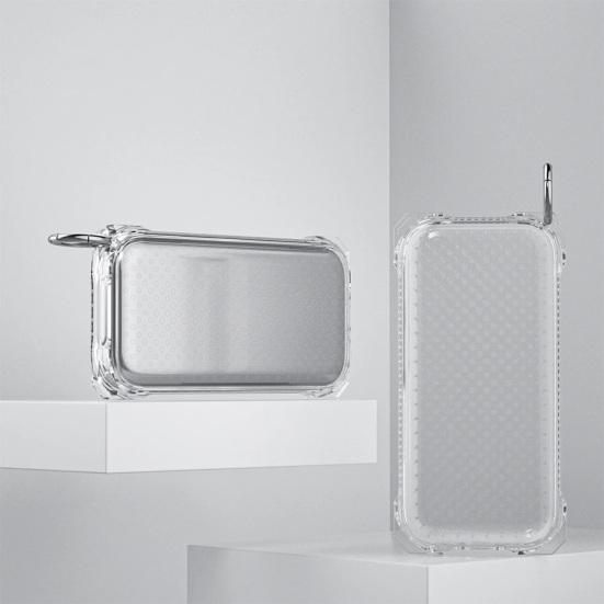 Держатель батареи Портативный чехол для батареи с карабином Ударопрочный защитный чехол для гарнитуры Apple Power Bank Держатель для кабеля питания Чехол