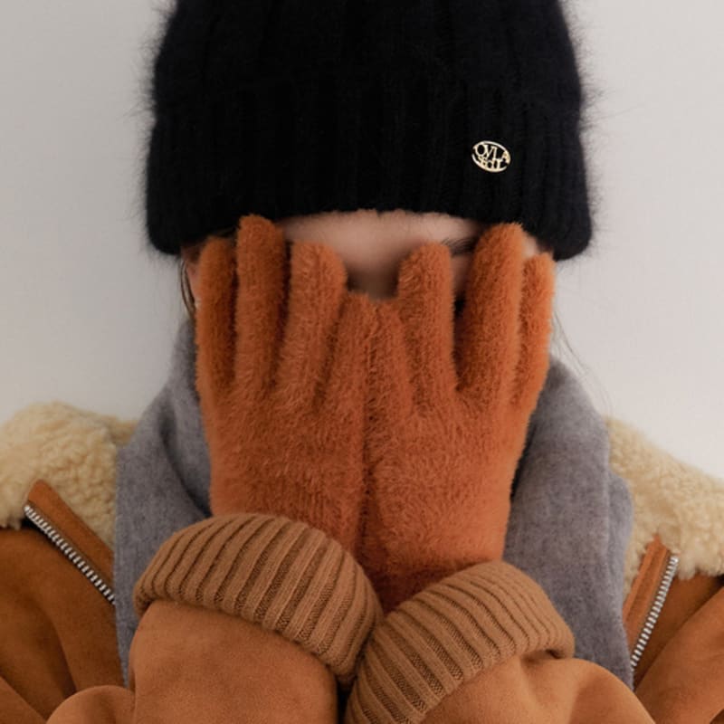 OVLA микрофибровые пушистые перчатки-пузыри_цвета GL004