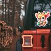 Красивые и милые наклейки на автомобиль Sika Deer, самоклеящиеся водонепроницаемые наклейки, блокирующие царапины, используются для автомобиля, ноутбука, мотоцикла, фургона, автофургона