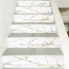 10pcs Gold and White Marble Tile Sticker Kitchen Backsplash Oil-proof Bathroom Waterproof Wall Decals Peel  Stick Art Wallpaper