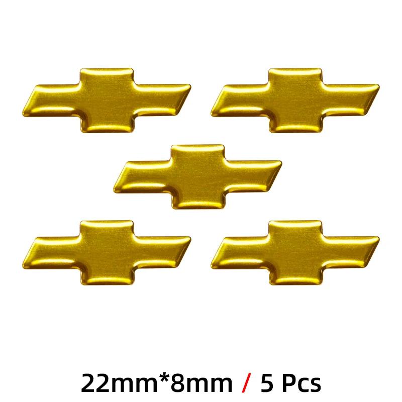 18 мм 22 мм Алюминиевая наклейка-эмблема на брелок автомобиля Автоаксессуары Для Chevrolet Colorado Cruze Spark Captiva Malibu Aveo