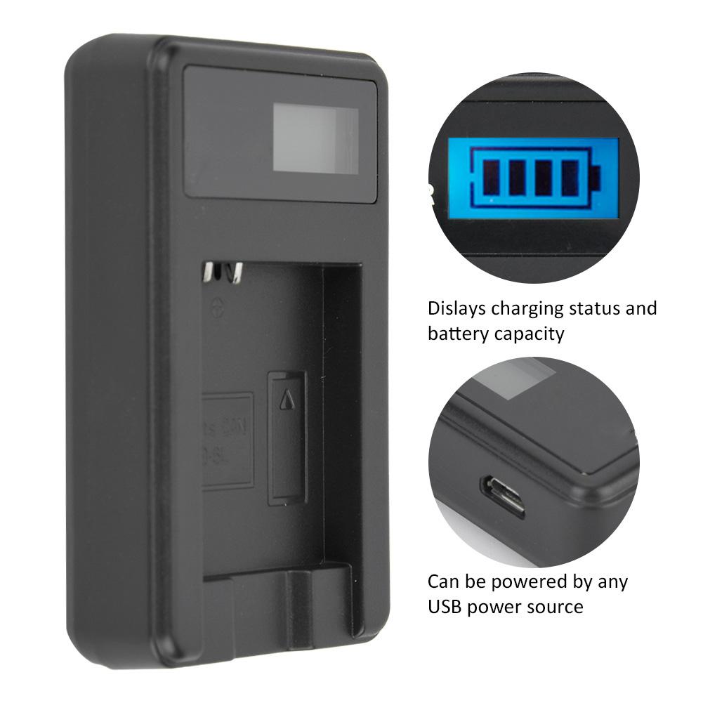 NB-6L Single Slot Battery Charger for Canon SX710 SX610 SX520 SX700 SX600 D30 SX500
