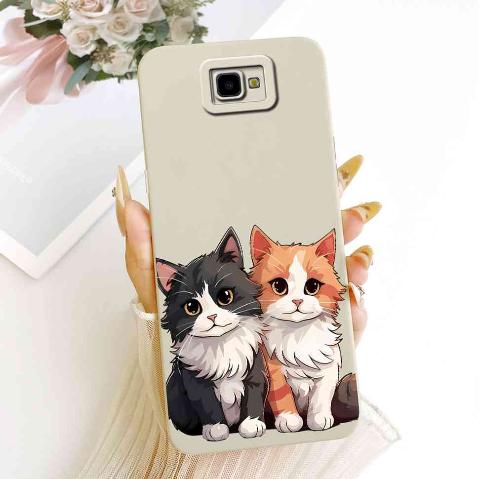 For Samsung Galaxy J4+ Case Sweet Cute Cat Pattern Cover For Samsung J 4 J4 Plus Silicone Soft Cases ShockProof Bumpers