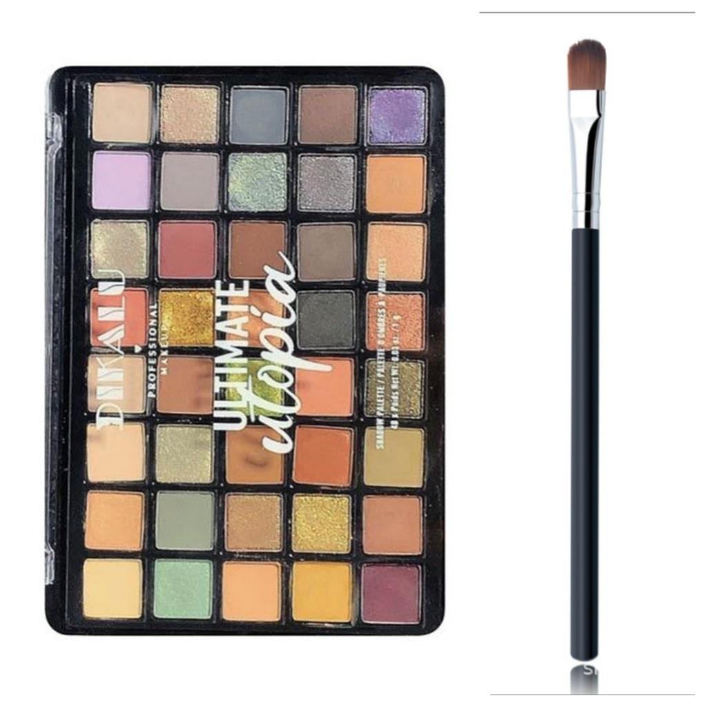 40 Color Eyeshadow Disc Ultra Fire Matte Pearlescent Glitter Sparkling Eyeshadow