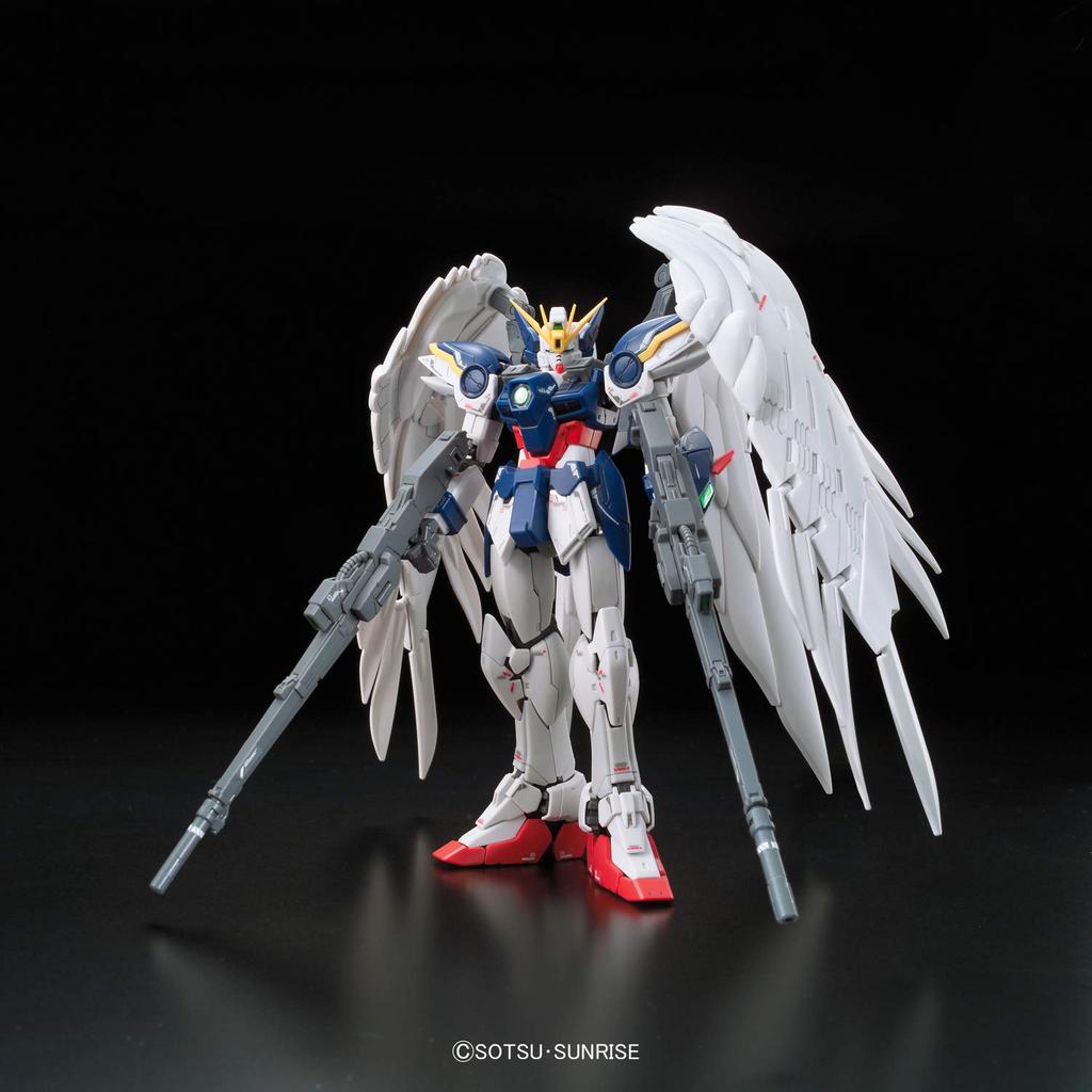 RG New Mobile Report Gundam W Wing Gundam Zero EW масштабная пластиковая модель XXXG-00W0 1/144 с цветовой кодировкой
